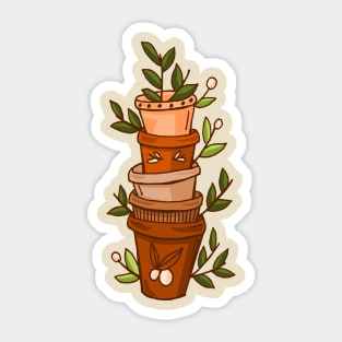 The Secret Garden - Pots Sticker